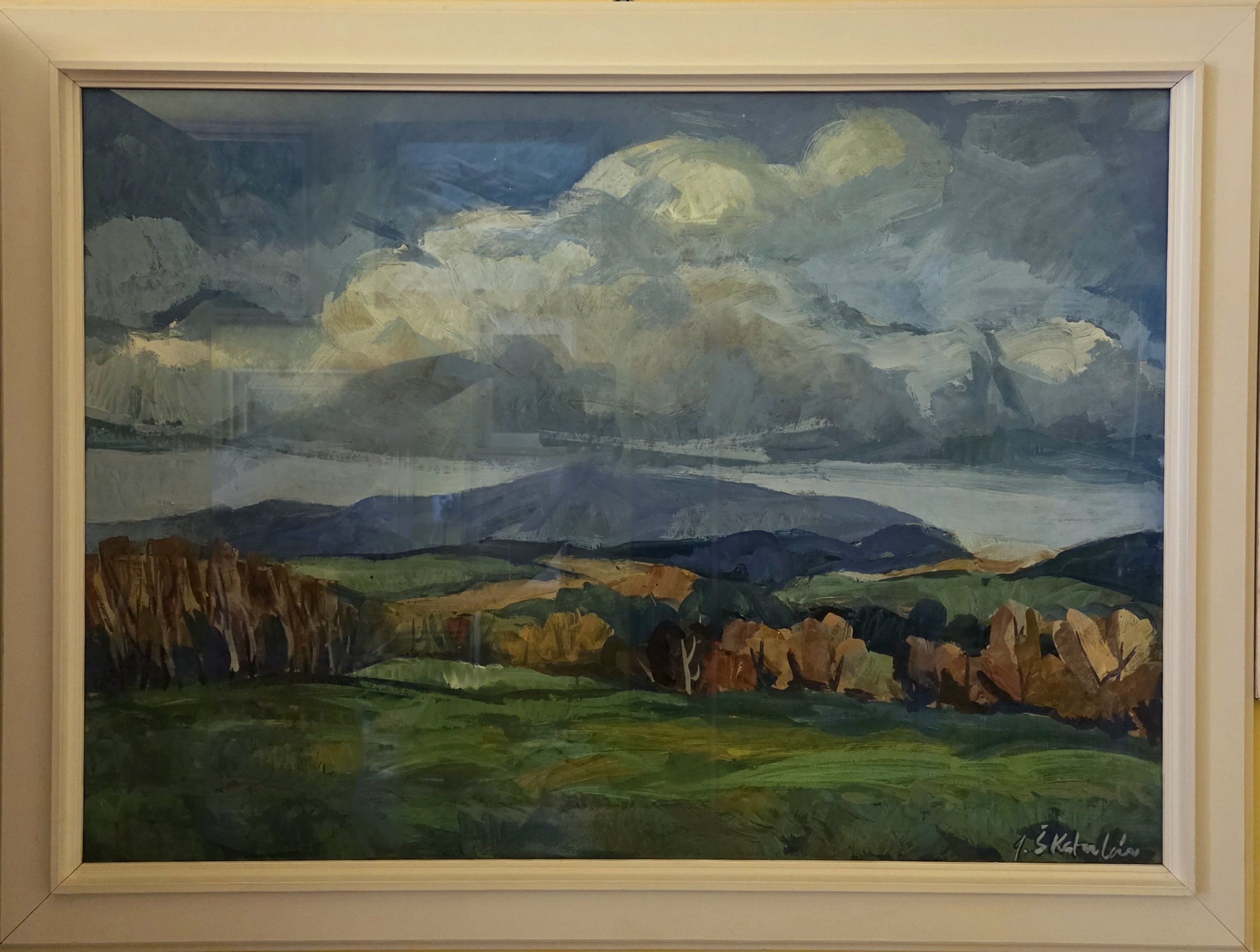 Mraky nad krajinou